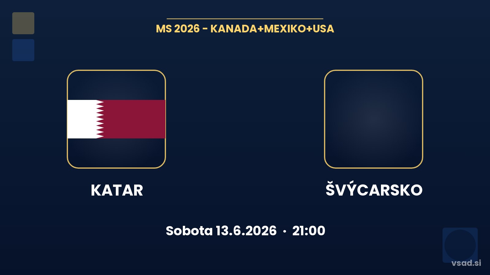 Katar vs Švýcarsko: analýza a tipy na MS 2026