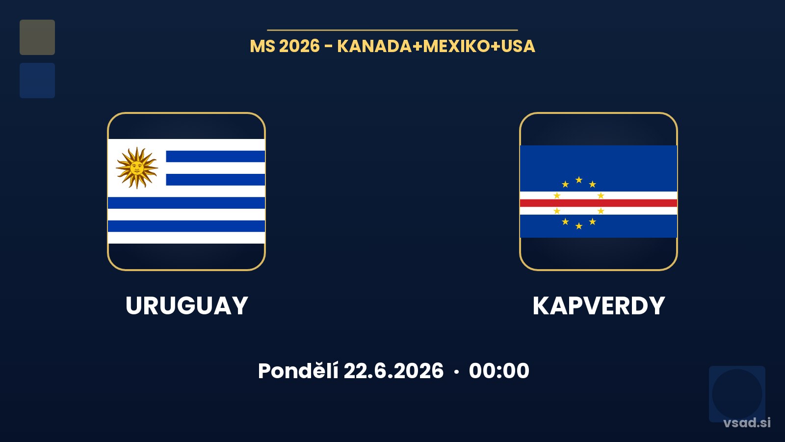 Uruguay vs Kapverdy: analýza a tipy na MS 2026