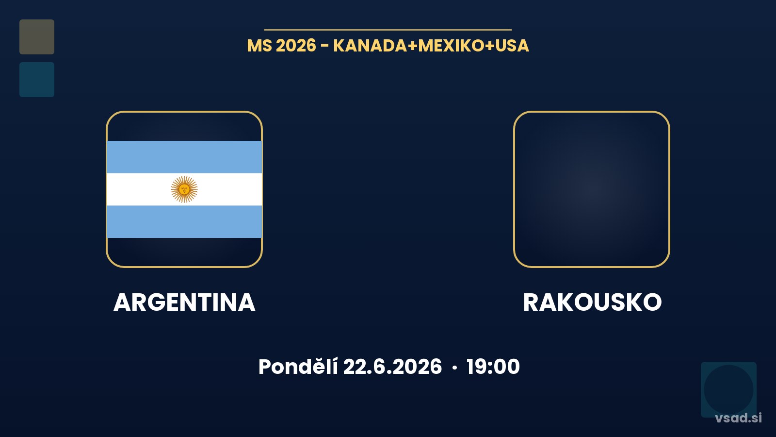 Argentina vs Rakousko: analýza a tipy na MS 2026