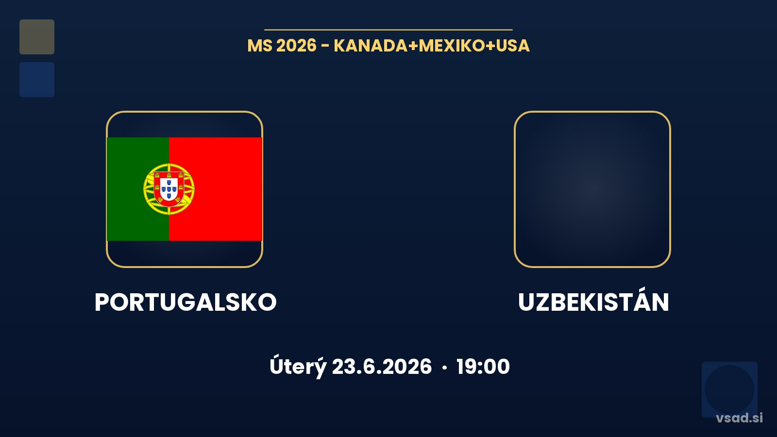 Portugalsko vs Uzbekistán: analýza a tipy na MS 2026