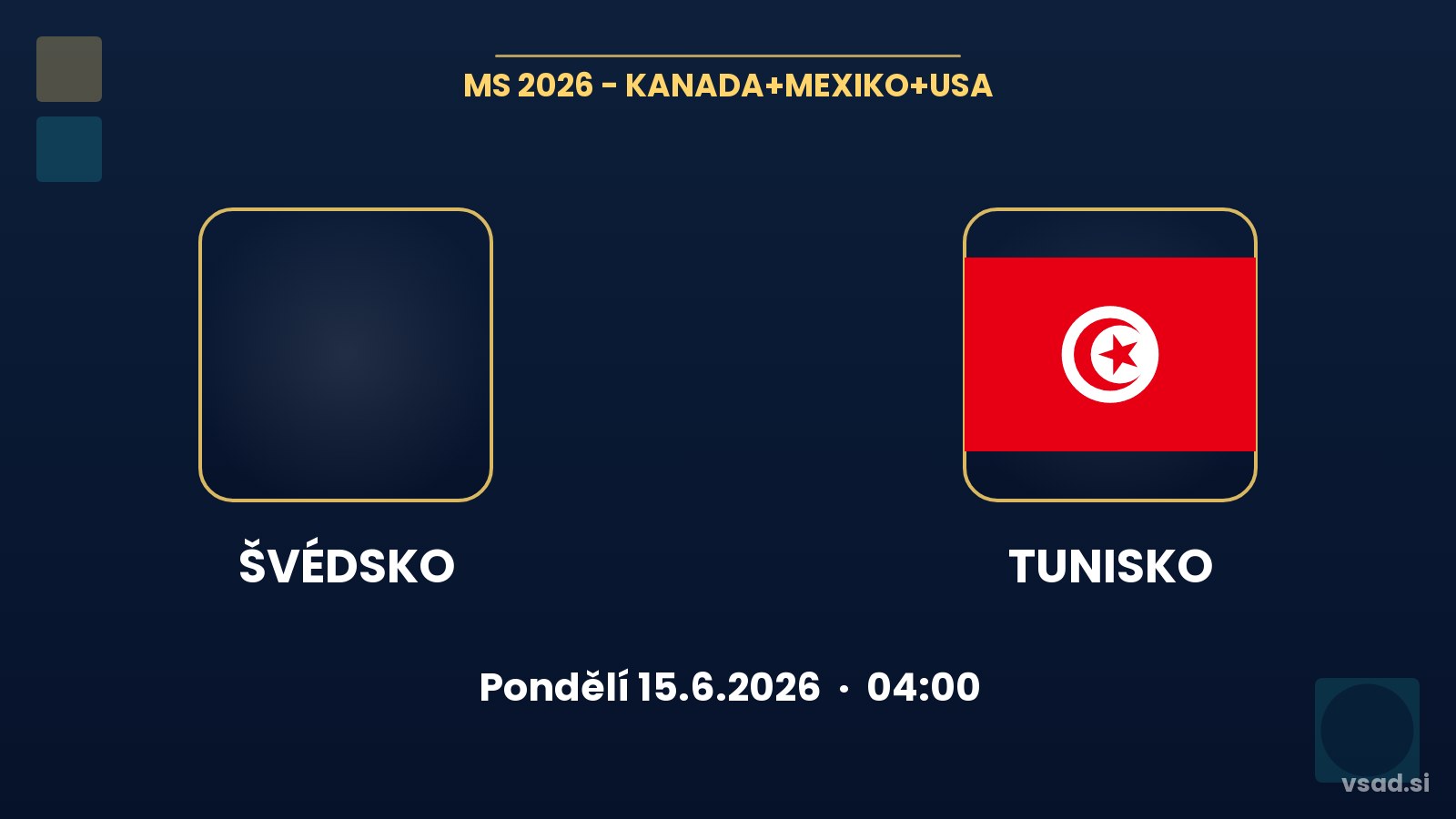Švédsko vs Tunisko: analýza a tipy na MS 2026
