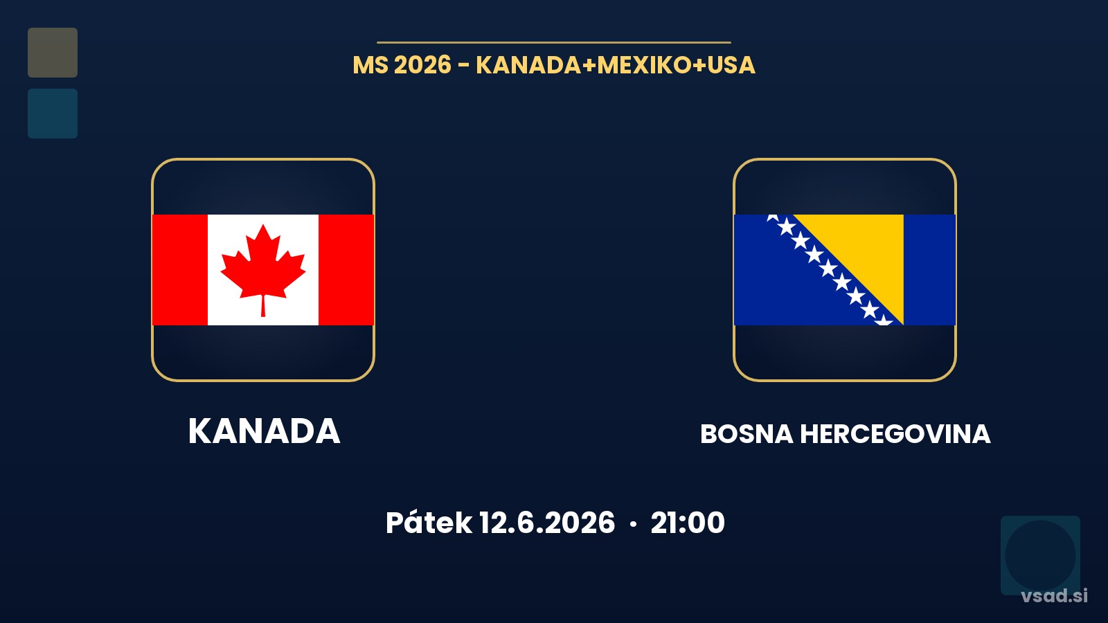 Kanada vs Bosna: analýza a tipy na MS 2026