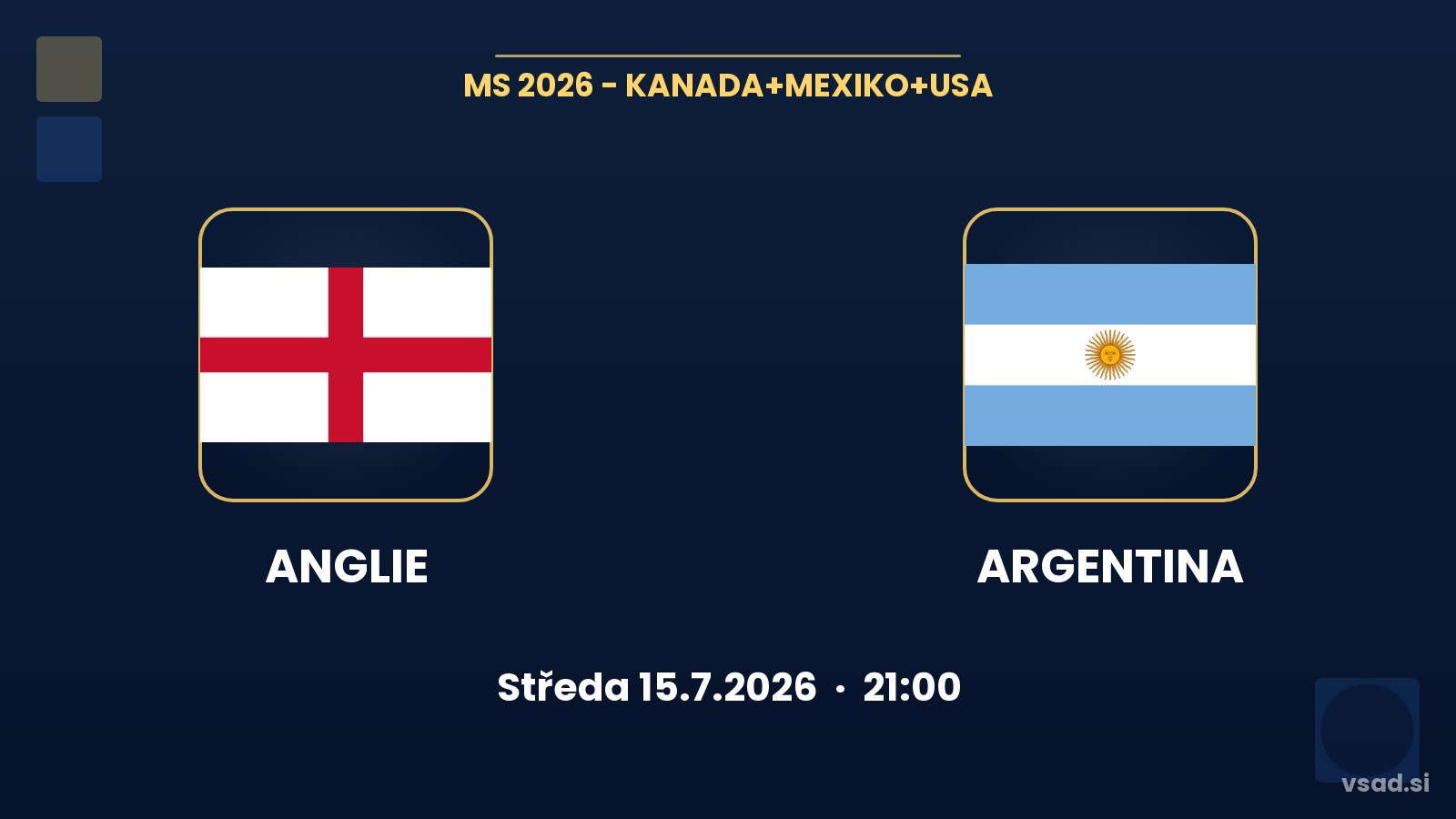 Anglie vs Argentina: analýza a tipy na MS 2026